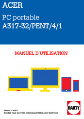 Acer Aspire 3 A317-32/PENT/4/1 Manuel D'utilisation