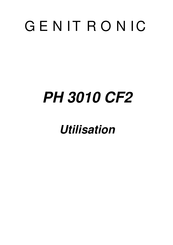 GENITRONIC PH 3010 CF2 Manuel D'utilisation