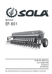 Sola EF-801 Manuel De Mise En Oeuvre