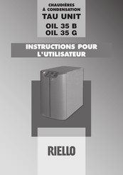 Riello OIL 35 B Instructions Pour L'utilisateur