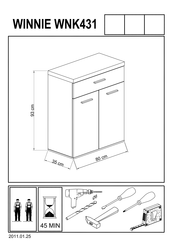 Winnie WNK431 Instructions De Montage