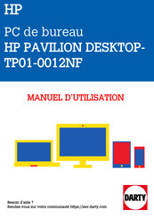 HP PAVILION TP01-0012NF Manuel De L'utilisateur