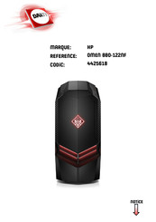 HP OMEN 880-122NF Manuel De L'utilisateur