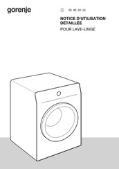 Gorenje WGPNEI84A1DS Notice D'utilisation Detaillee