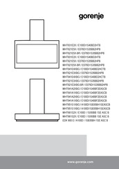 Gorenje WHT641A2XBG Instructions De Montage