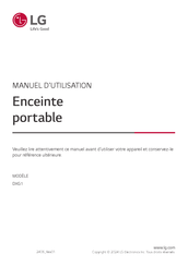 LG DXG1 Manuel D'utilisation