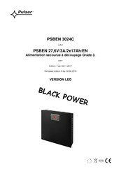 Pulsar BLACK POWER PSBEN 3024C Mode D'emploi