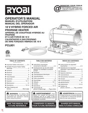 Ryobi PCL801 Manuel D'utilisation