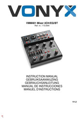 Vonyx VMM401 Manuel D'instructions