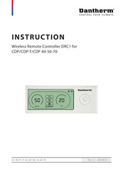 Dantherm DRC1 Instruction