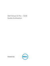 Dell Venue 11 Pro-5130 Manuel D'utilisation