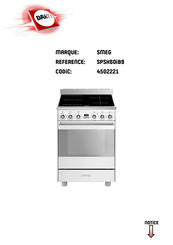 Smeg SPSK60IB9 Mode D'emploi