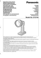 Panasonic EY3740B Instructions D'utilisation