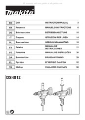 Makita DS4012 Manuel D'instructions