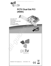 PCTV Systems 4000i Guide De Démarrage Rapide