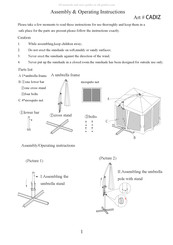 Jysk CADIZ Instructions De Montage Et D'utilisation