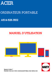 Acer ASPIRE 5 A514-52KG Manuel D'utilisation