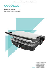 cecotec Rock'nGrill 2000 W Manuel D'instructions