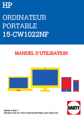 HP 15-CW1022NF Manuel De L'utilisateur