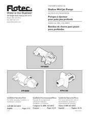 Flotec FP4022 Notice D'utilisation