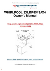 Whirlpool 3XLBR8543JQ4 Guide D'utilisation Et D'entretien