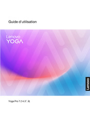 Lenovo Yoga Pro 7 Série Guide D'utilisation