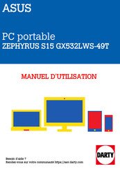 Asus ZEPHYRUS S15 GX532LWS-49T Mode D'emploi