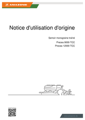 Amazone Precea 12000-TCC Notice D'utilisation D'origine