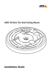 Axis Communications T91A23 Instructions D'installation