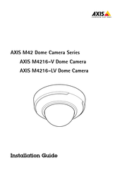 Axis M4216-LV Instructions D'installation