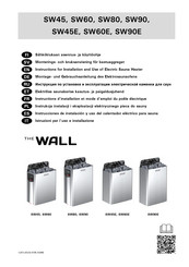 Harvia SW60E Instructions D'installation Et Mode D'emploi