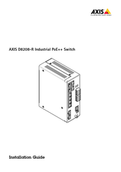 Axis Communications D8208-R Instructions D'installation