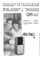 Atag BE Q30CC Mode D'emploi / Instructions D'installation & D'entretien