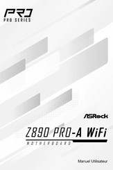 ASROCK Z890 PRO-A WiFi Manuel Utilisateur