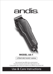 Andis US-1 Mode D'emploi