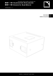 L-Acoustics SB118 Manuel D'utilisation