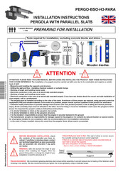 MITJAVILA PERGO-BSO-H3-PARA Instructions D'installation