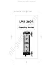 Leica LMR 360R Manuel D'utilisation