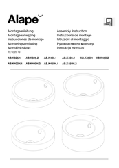 Alape AB.K450H.1 Instructions De Montage