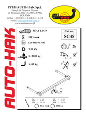 AUTO-HAK SC48 Instructions De Montage