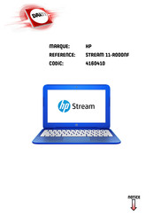 HP STREAM 11-R000NF Manuel De L'utilisateur