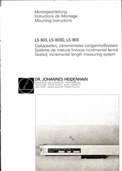 HEIDENHAIN LS 803 Instructions De Montage