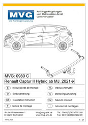 MVG 0980 C Notice De Montage