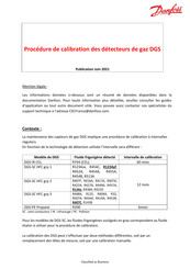 Danfoss DGS-SC HFC grp 2 Mode D'emploi