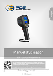 PCE Instruments PCE-TC 30N Manuel D'utilisation