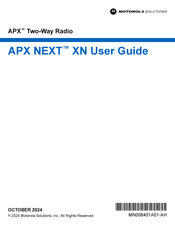 Motorola APX NEXT XN Mode D'emploi