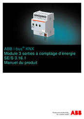 ABB i-bus KNX SE/S 3.16.1 Manuel Du Produit