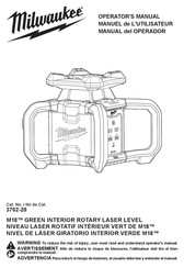 Milwaukee M18 3702-20 Manuel De L'utilisateur