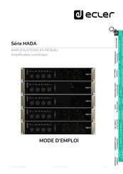 Ecler HADA Serie Mode D'emploi