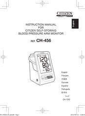 Citizen CH-456 Manuel D'instructions